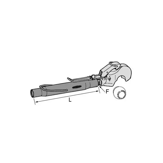 Walterscheid barre de poussée dessin technique