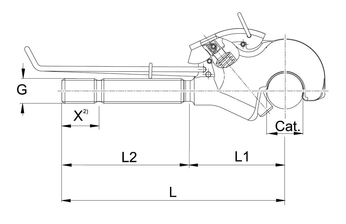 Walterscheid crochet automatique dessin technique